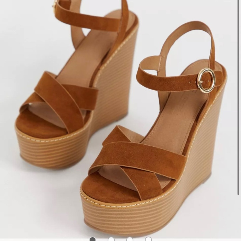 ASOS Wide Fit Talia High Wedges